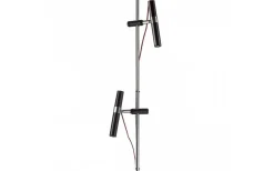 Golvläslampor-Rendl Viper Golvlampa 151cm Svart/Krom LED 2x3W 3000K