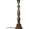 Lampfötter-Cottex Virkes Lampfot 46cm Brun/Borstad Mässing