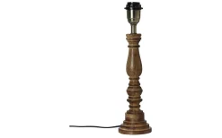 Lampfötter-Cottex Virkes Lampfot 40cm Brun/Borstad Mässing