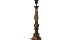 Lampfötter < Cottex Virkes Lampfot 57cm Brun/Borstad Mässing