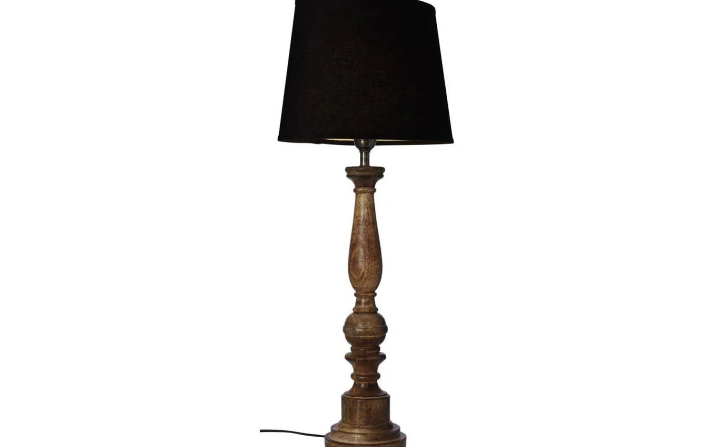 Lampfötter < Cottex Virkes Lampfot 57cm Brun/Borstad Mässing