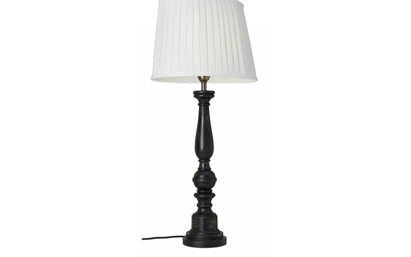 Lampfötter < Cottex Virkes Lampfot 57cm Svart/Borstad Mässing