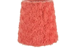 Enfärgade Runda Lampskärmar-Oriva Virvelfluff Lampskärm Ø17cm Korall
