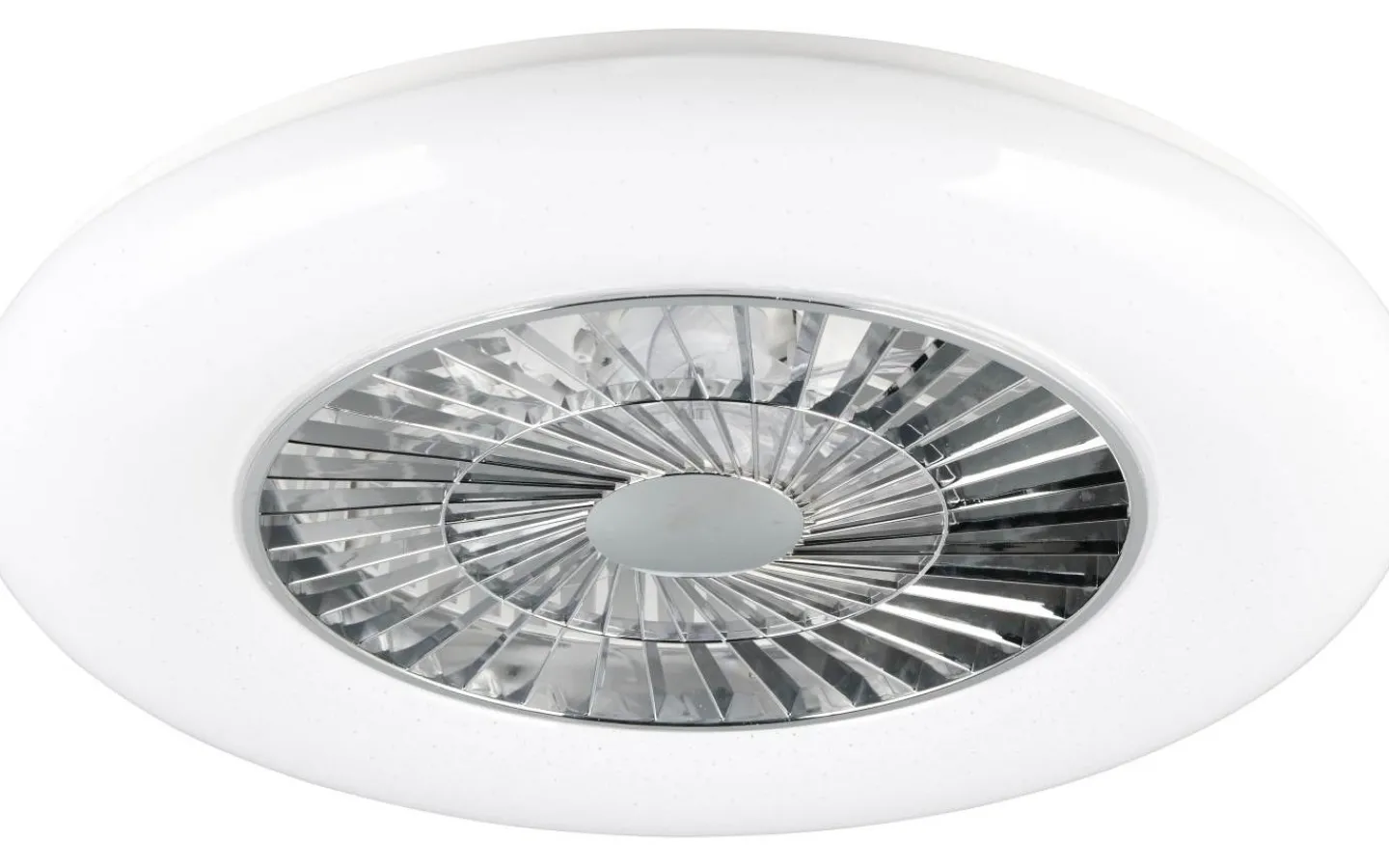 Takfläktar < Reality Visby Takfläkt 58cm LED vit stjärnljus