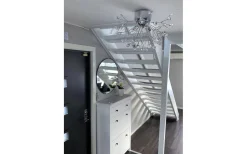 Hall & Trappa|Sovrum < Aneta Viva Plafond 57cm Krom