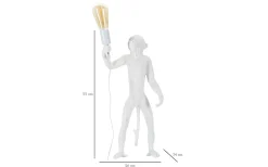 Bordslampor < Mauro Ferretti Vivid Bordslampa Apa 55cm Vit
