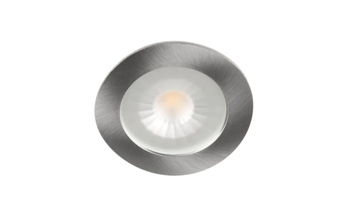 12V Led Spotlights|Minispotlights & Ledpuckar-Hidealite 1202 12V Möbelspotlight 2700K 4,7W Borstad Stål IP44
