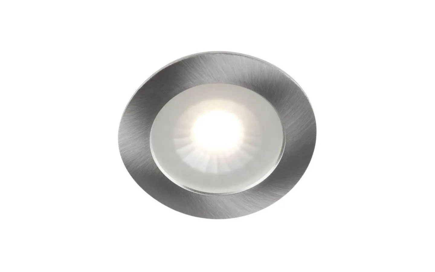 12V Led Spotlights|Minispotlights & Ledpuckar < Hidealite 1202 12V Möbelspotlight 3000K 4,7W Borstad Stål IP44