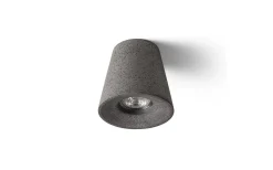 Takspot Med 1 Lampa < Rendl Volca Takspotlight 10,5cm Betong/Mörk Granit