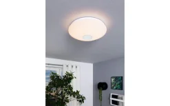 Plafonder-Eglo Voltago Plafond 38cm LED 2700-6500K 19,2W med Fjärrkontroll Vit