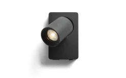 Läslampor-Rendl Voltera Vägglampa med USB Svart