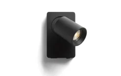 Läslampor-Rendl Voltera Vägglampa med USB Svart