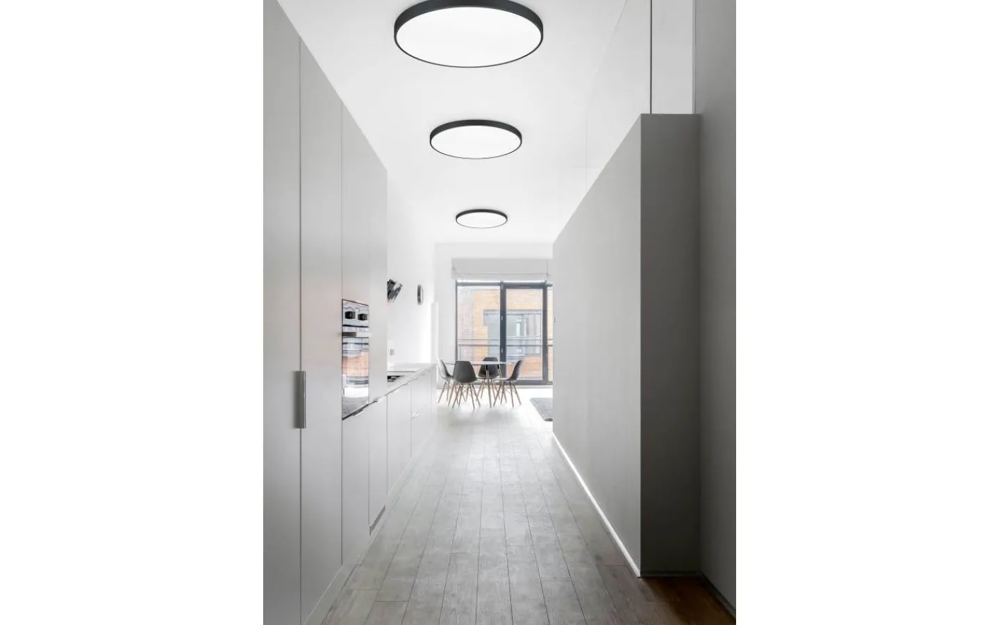 Plafonder < Trio Lighting Waco Plafond LED 75cm mattsvart