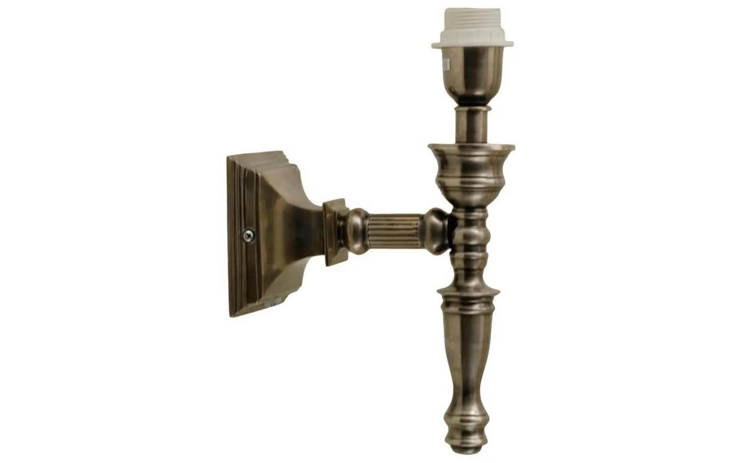 Lampetter-Hallbergs Waldorf Vägglampa Antik Silver
