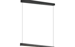 Avlånga Taklampor-Trio Lighting Wallace Takpendel LED mattsvart