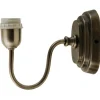 Lampetter-Hallbergs Wally Vägglampa Antik Silver