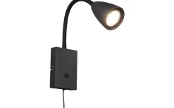 Läslampor-Trio Lighting Wanda Vägglampa GU10 mattsvart