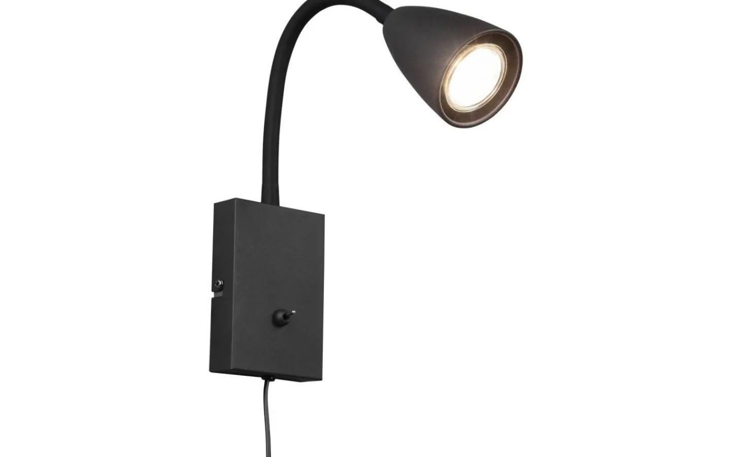 Läslampor-Trio Lighting Wanda Vägglampa GU10 mattsvart