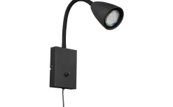 Läslampor-Trio Lighting Wanda Vägglampa GU10 mattsvart