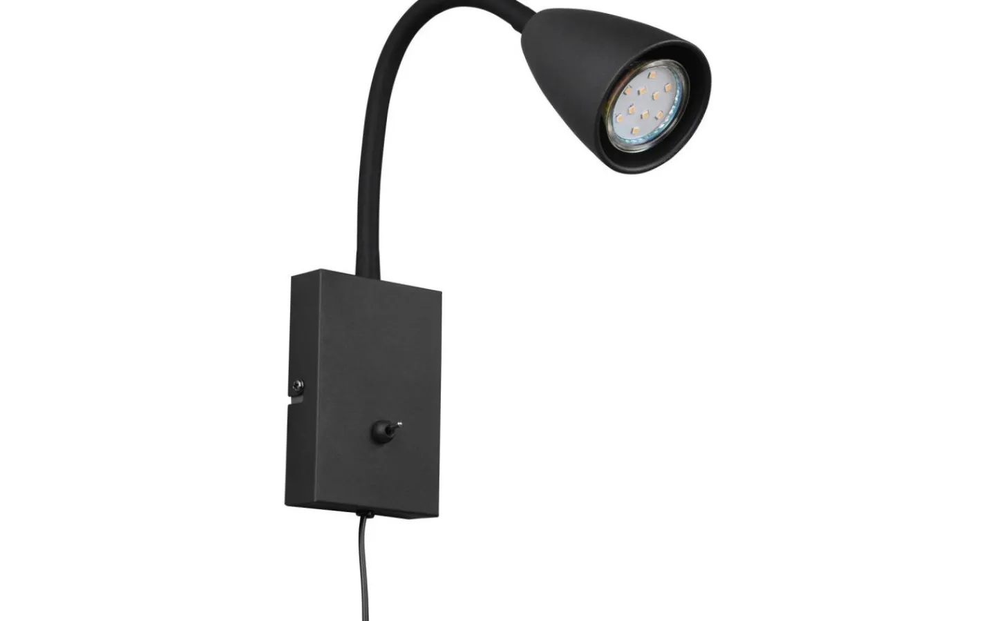 Läslampor-Trio Lighting Wanda Vägglampa GU10 mattsvart