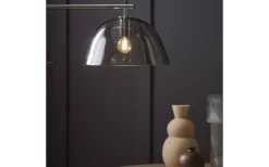 Kök & Matplats|Avlånga Taklampor-CO Bankeryd Wendo Taklampa 70cm 2L Nickel/Rök
