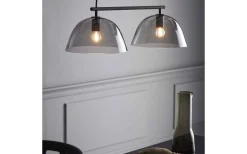 Kök & Matplats|Avlånga Taklampor < CO Bankeryd Wendo Taklampa 70cm 2L Svart/Rök
