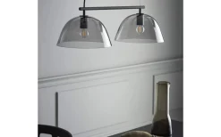 Kök & Matplats|Avlånga Taklampor < CO Bankeryd Wendo Taklampa 70cm 2L Svart/Rök