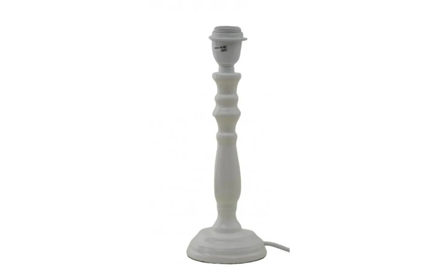 Lampfötter < Hallbergs Westminister Lampfot 26cm Vit