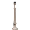 Lampfötter < Hallbergs Wexford Lampfot 52cm Antik Silver