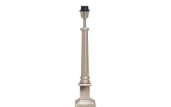 Lampfötter < Hallbergs Wexford Lampfot 52cm Antik Silver
