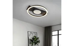 Plafonder-Reality Wheeler Plafond LED fyrkantig mattsvart 3000K