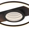 Plafonder < Reality Wheeler Plafond LED rund mattsvart 3000K