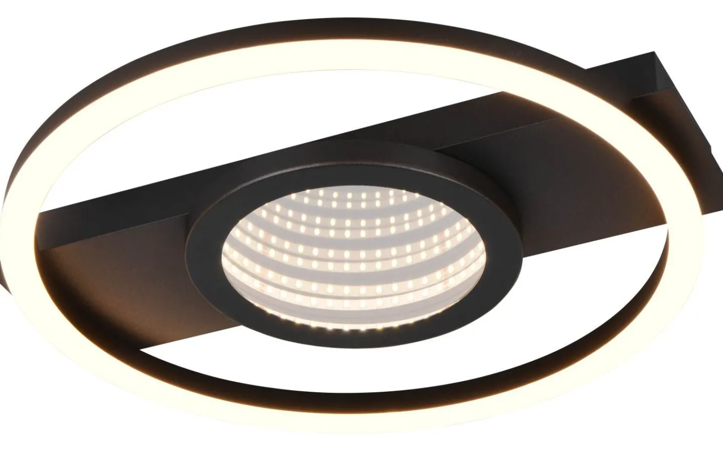 Plafonder < Reality Wheeler Plafond LED rund mattsvart 3000K