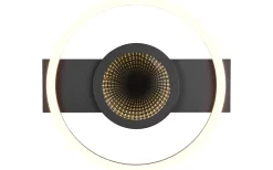 Plafonder < Reality Wheeler Plafond LED rund mattsvart 3000K
