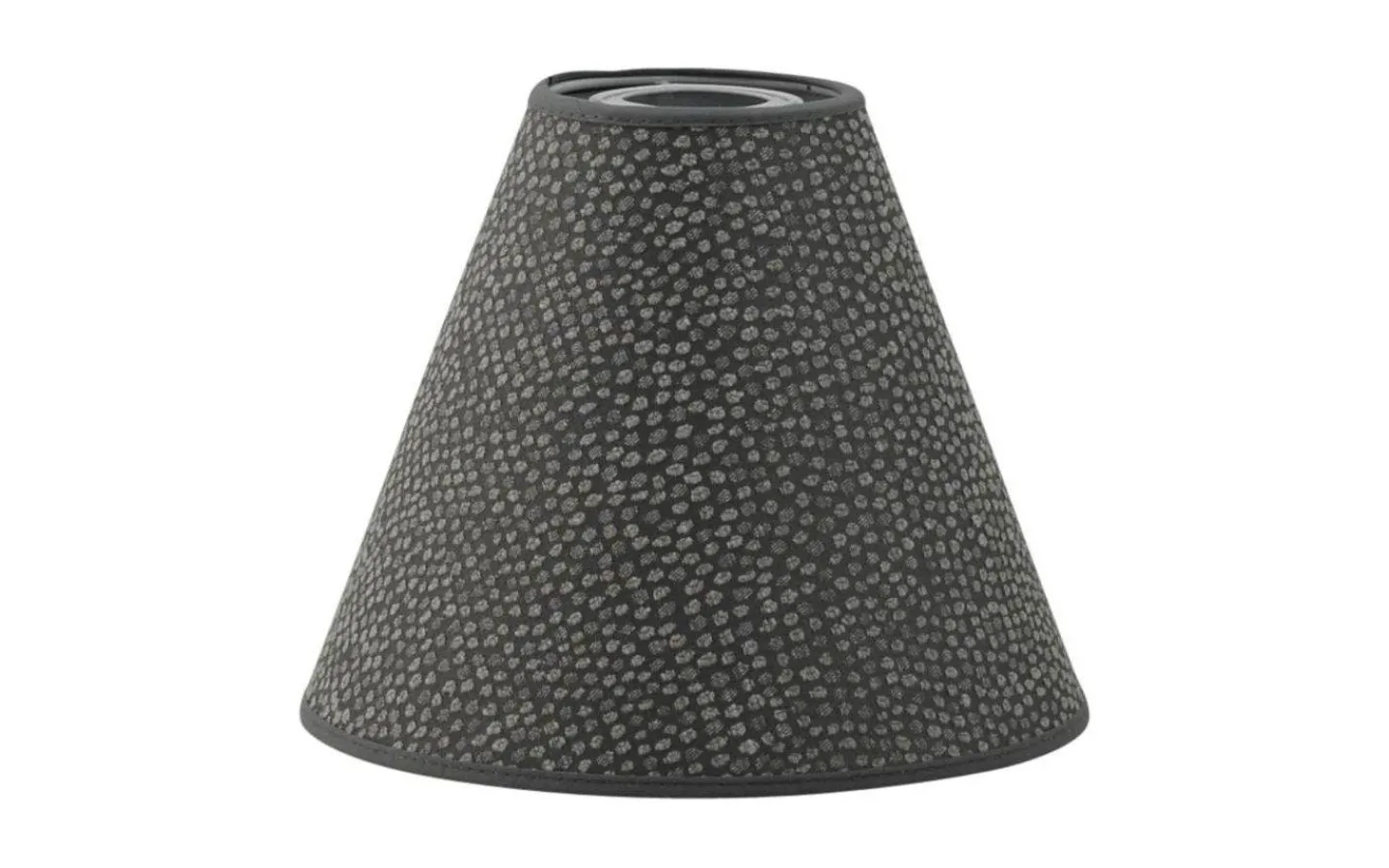 Toppringsskärmar-Hallbergs Wilby Toppringskärm Ø22cm Mörkgrå