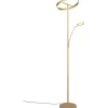 Uplight|Golvläslampor < Trio Lighting Willis Golvlampa LED guld