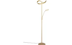 Uplight|Golvläslampor < Trio Lighting Willis Golvlampa LED guld