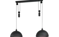 Avlånga Taklampor < Eglo Winkworth Taklampa 118cm 2L Svart