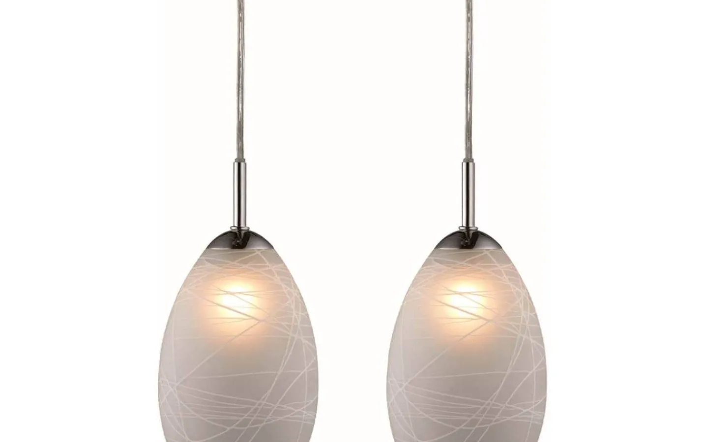 Fönsterlampor-Halo Design Winner Fönsterlampor 2-Pack Opal/Krom