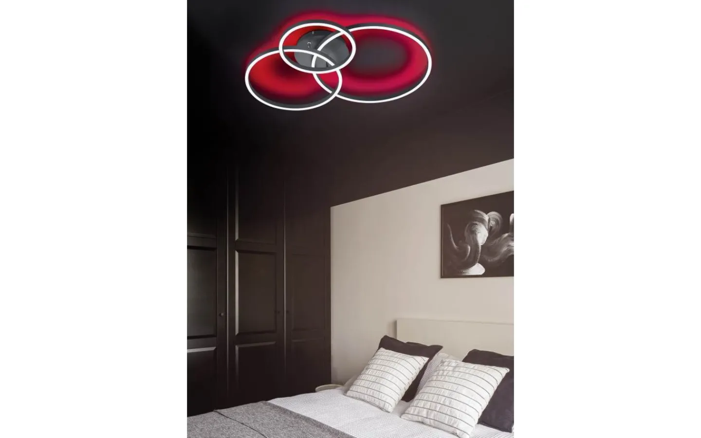 Plafonder < Trio Lighting Winona Plafond LED mattsvart RGB