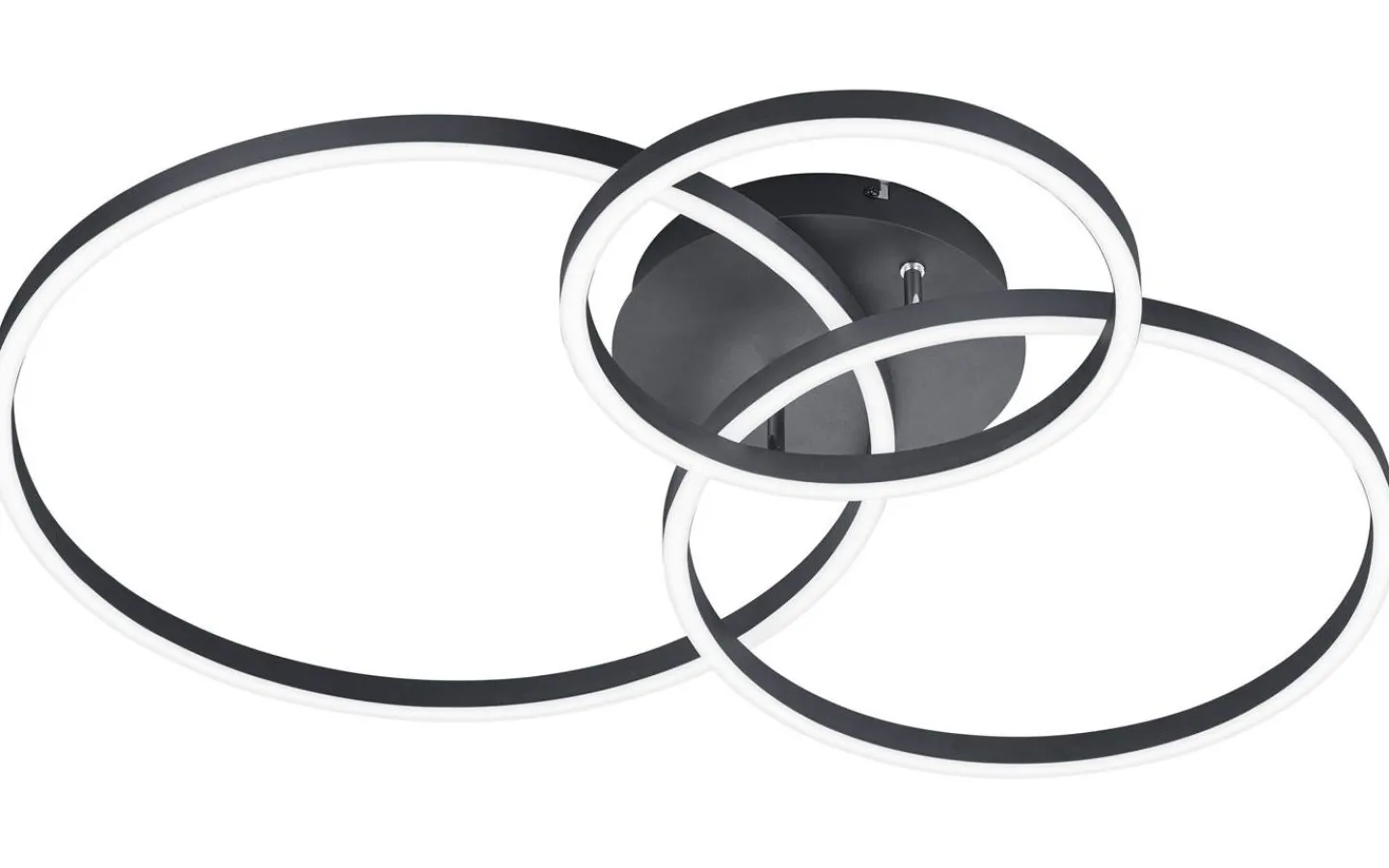 Plafonder < Trio Lighting Winona Plafond LED mattsvart RGB