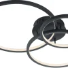 Plafonder-Trio Lighting WiZ Aaron Plafond LED antracit RGBW