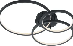 Plafonder-Trio Lighting WiZ Aaron Plafond LED antracit RGBW