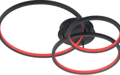 Plafonder-Trio Lighting WiZ Aaron Plafond LED antracit RGBW