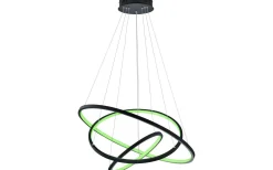 Stora Taklampor Ø70-150 Cm < Trio Lighting WiZ Aaron Taklampa 80cm LED antracit RGBW