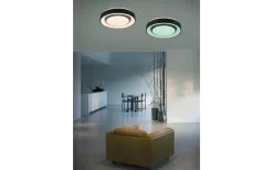 Plafonder-Reality WiZ Mona Plafond LED mattsvart stjärnljus RGBW