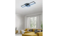 Plafonder < Trio Lighting WiZ Thiago Plafond LED 104cm antracit RGBW