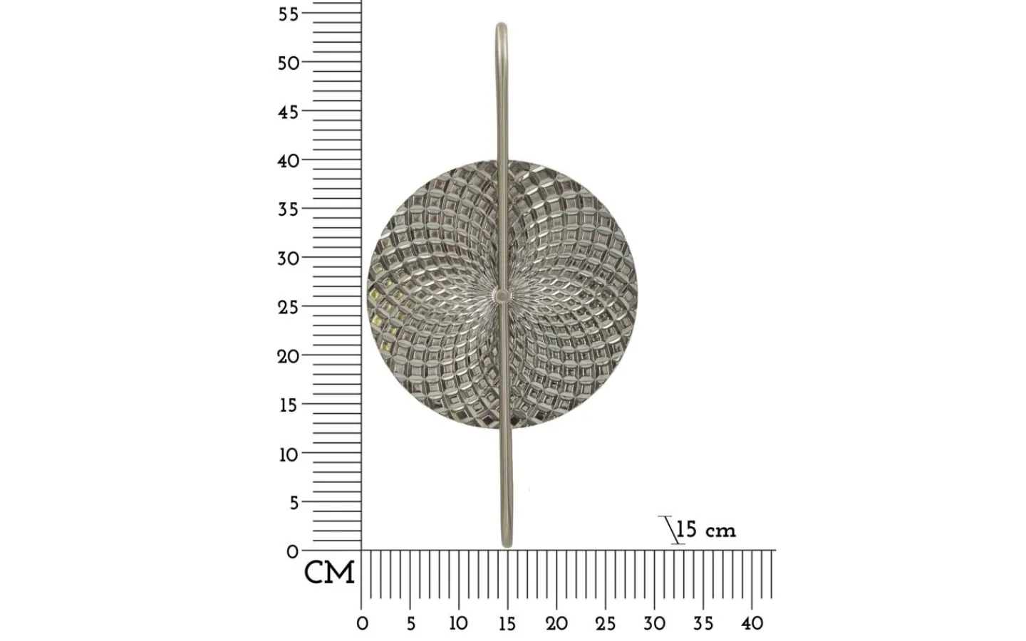 Lampetter-Mauro Ferretti Xtra Vägglampa 54cm Silver