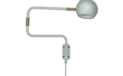 Sovrum|Läslampor-CO Bankeryd Yes Vägglampa 62cm Grå