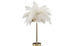Bordslampor < Mauro Ferretti Yoga Bordslampa Palm 55cm Vit/Guld